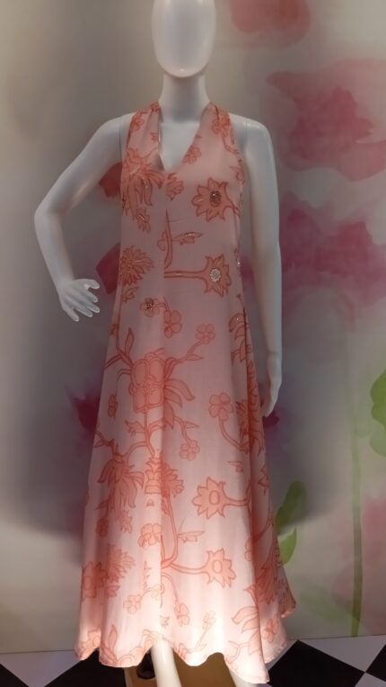 Floral Print Gown