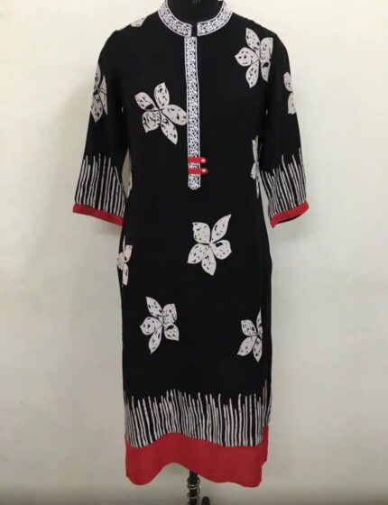 black cotton Kurtis