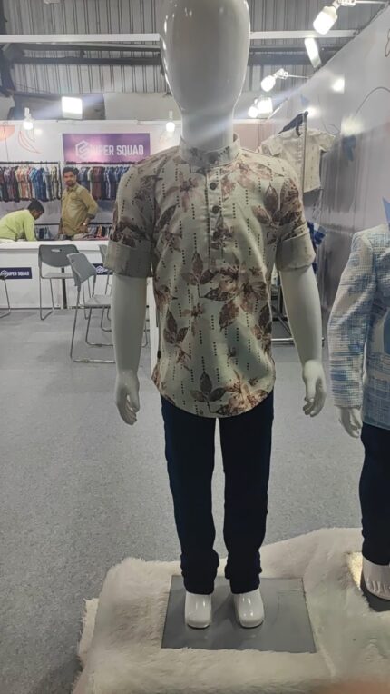 Kids boy casual printed shirt