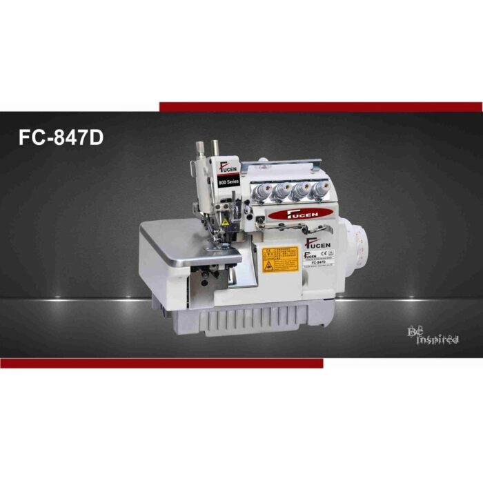 Super High Speed Four Thread Overlock Sewing Machine.