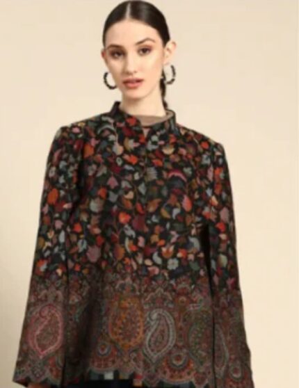 Women Black Kaani Jacket /piece