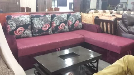 L Shape Sofa Cumbed With Storage