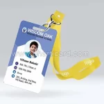 Multicolor Rectangular Digital ID Card