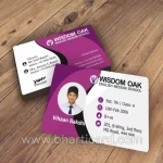 Multicolor Rectangular Digital ID Card