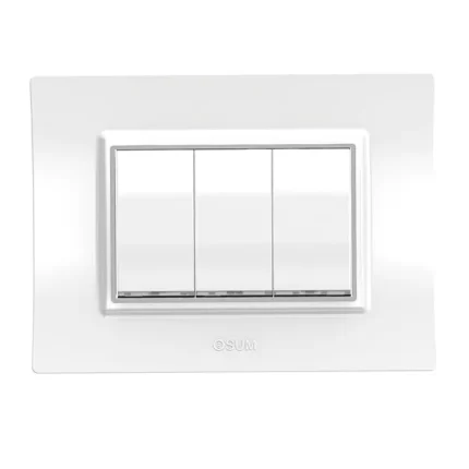 Osum Suave 1 Module Natural White Modular Plates
