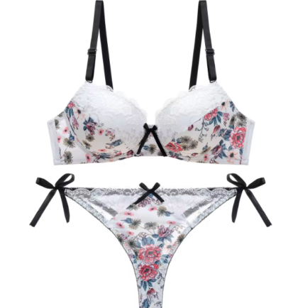 Stylish Custom Cute Lingerie Lace And Panty Bra & Brief Sets