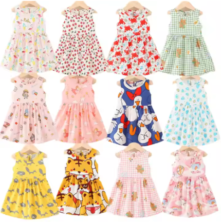 Summer Baby Girl Floral Dresss