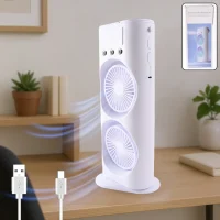 Portable Tower Mist Spray Cooling Fan, Air Cooling Fan